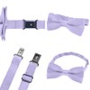 DonDon Father-son bow tie set in partner look, already tied