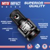 MTO 2 Pieces 1/2" Female to 3/4" Male Impact Socket