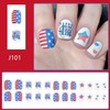 4th of July American Flag Press on Nails Independence Day