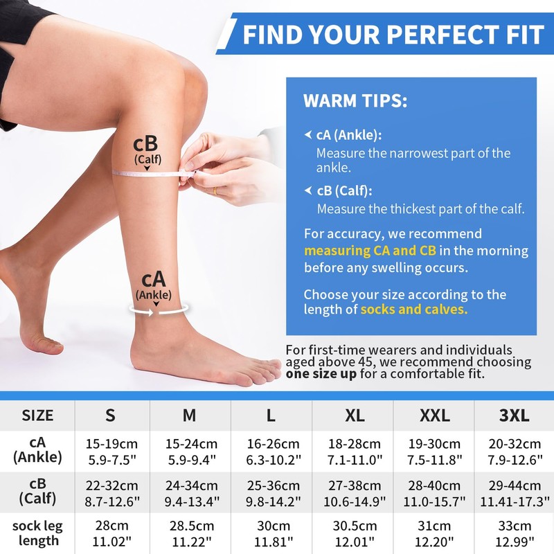 Medical Compression Stockings for Men and Women, Compression Socks, Thrombosis
