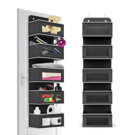 SYNTAXHO Over Door Storage Hanging Organiser - Towel Wardrobe Wall Organiser for Toy Nursery Kitchen Bedroom Bathroom