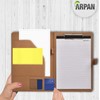 A4 Portfolio-Hülle, Executive Business Dokumenten-Organizer mit Klemmbrett und Block, Kartenhalter