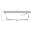 RV Bathtub | Durable Replacement 40" x 24" | Camper