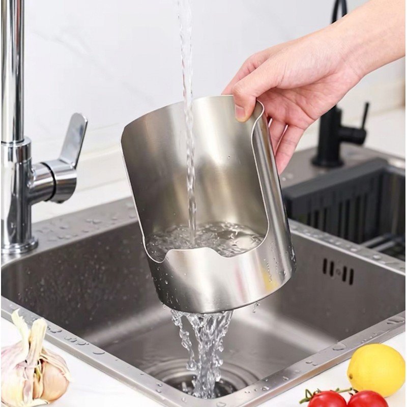 Pot Lid Holder for Kitchen Counter – Stainless Steel Multifunctional
