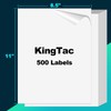Kingtac Full Page Shipping Labels Full Sheet Shipping Labels 8.5