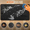 rumlick Fireplace Mat - 24"x42" Double-Sided Fireproof Waterpoof Hearth Rugs,