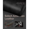 FAIRWIN Leather Dog Leash 6 Foot - Braided Military Grade