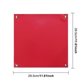 Pack of 8 Red Flags Weatherproof Warning Flag Warning Sign Red Flag Extra Length for Overhanging Loads Warning Sign 30 x 30 cm