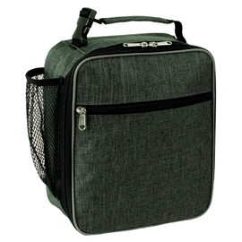 Lunch Box for Teens Boys Kids Men Insulated Thermal Tote Cooler Bag for Girls Women- Portable, Lightweight, Durable and Reusable,Dark Grey