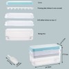 Ninyoon 1 Second Release Ice Cube Tray with Lid and