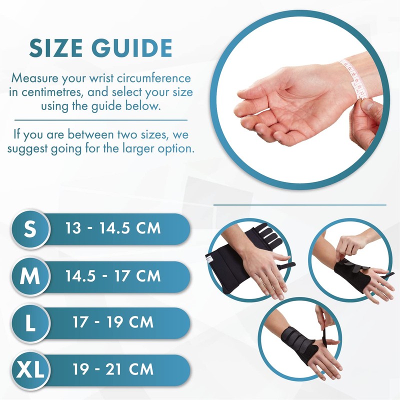 Actesso Advanced Wrist Support Brace - Carpal Tunnel Splint -