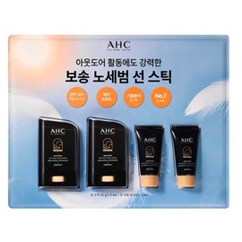 AHC Sun Stick Masters Air Rich 22g 2pcs + 20ml Sun Cream No Sebum Waterproof / AHC 선스틱 마스터즈 에어리치 22g2개+20ml 선크림 노세범 워터프루프