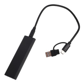 TEHAUX 1 Set Nvme SSD Enclosure Type C USB External Drive Adapter Case for Nvme Support Portable Hard Drive Reader for Mobile Storage Needs