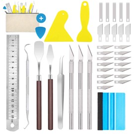 X Sim FitnessX Plotter Accessories, Vinyl Weeding Tools, DIY Craft Tool Set, HTV, Cameos, Labelling, Includes Weeding Hook, Tweezers, Spatula for Silhouettes, DIY Art Work