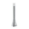 Prime-Line MP10127 Spring Steel Door Stop, Zinc Plated, Satin Nickel,