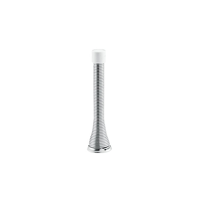 Prime-Line MP10127 Spring Steel Door Stop, Zinc Plated, Satin Nickel,