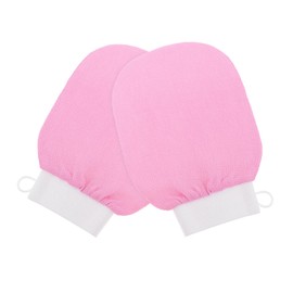 Beavorty Bath Body Scrubber Mitt Exfoliating Glove Set for Hotel Home Dormitory Use