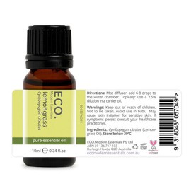 ECO. Modern Essentials Lemongrass Pure Essential Oil, 10ml