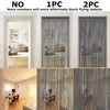 Taiyuhomes Bead String Curtains Door Fly Screen Curtain Beaded Curtain