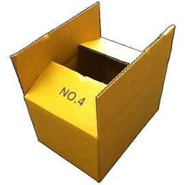 80 Size Single Cardboard Case I-NO4 x 1, 10.6 x 7.5 x 5.9 inches (270 x 190 x 150 mm), 0.18 inches (4.5 mm) Thick, Ideal for Shipping by Home Delivery
