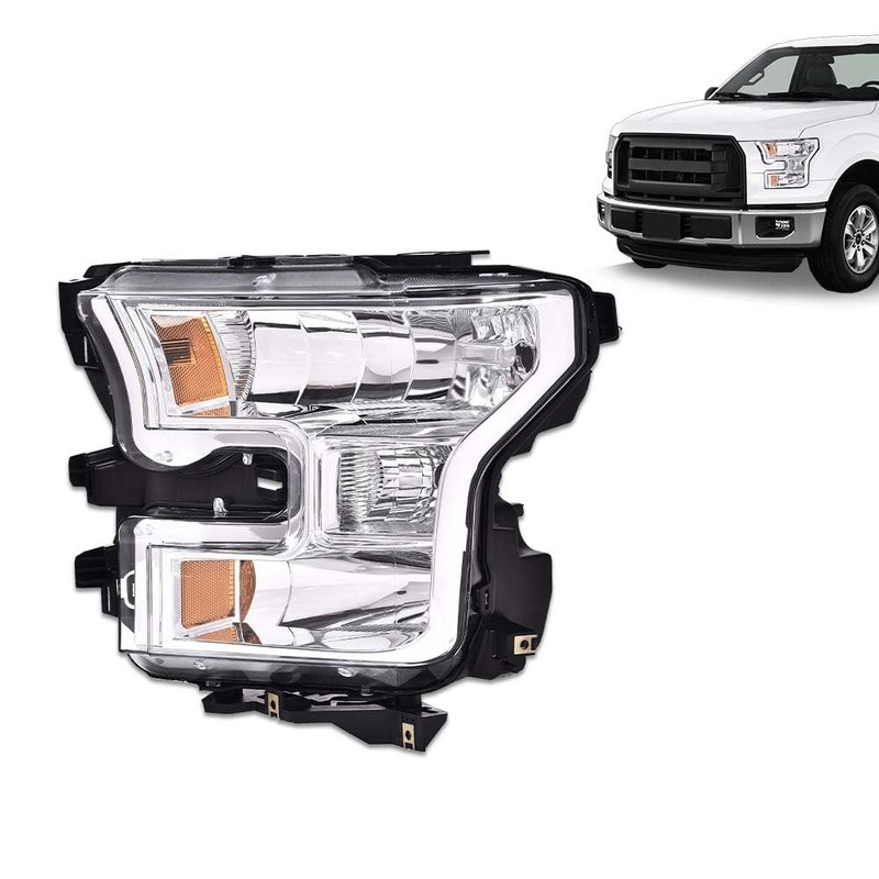 G-PLUS Headlight Compatible with Ford F150 2015-2017 Headlamps Left Driver