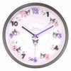Tsujiseru 2926253 Sanrio Wall Clock, Icon Wall Clock, Black, Diameter