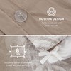 Bedsure 100% Muslin Cotton Duvet Cover King Size - Ultra-Soft,
