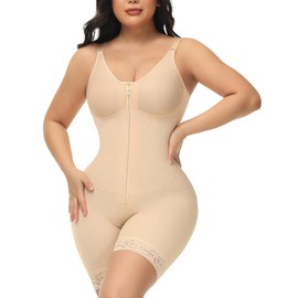 M MYODRESS Fajas Colombianas Levanta Cola Y Cadera Full Body Shapewear Shaper for Women Postparto Tummy Control Post Surgery Stage 1 Plus Size Butt Lifting S