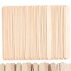 100 Pcs Natural Wood Craft Sticks, 5.91 IN Jumbo Size
