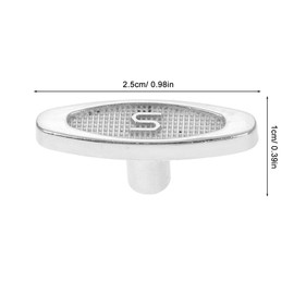 UPKOCH 10pcs T-Shaped Music Box Winding Keys - Silver Metal 10mm Replacement Keys for Windup Repair, Antique Music Box Restoration & DIY Mechanism Kits