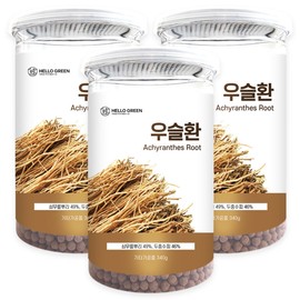 Hello Green Domestic Usulhwan 340gX3 (Box) Duzhong / 헬로우그린 국산 우슬환 340gX3(통) 두충