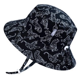 Jan & Jul UV Protection Bucket Hat Baby Boy & Girl, Foldable (S: 0-6 Months, Tiger)