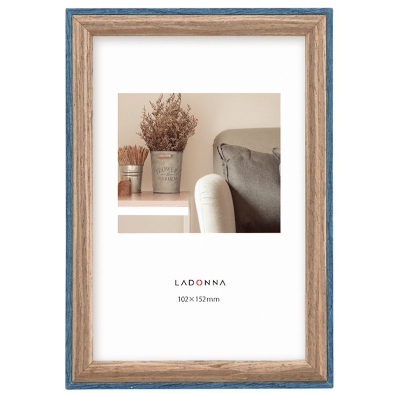 LADONNA フォトフレーム AVANTI DF85-P-NV 木製 ポストカード 080946 ネイビー