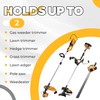 ECOTRIC 3 Place Weed Eater Rack Carrier Mount On Landscape