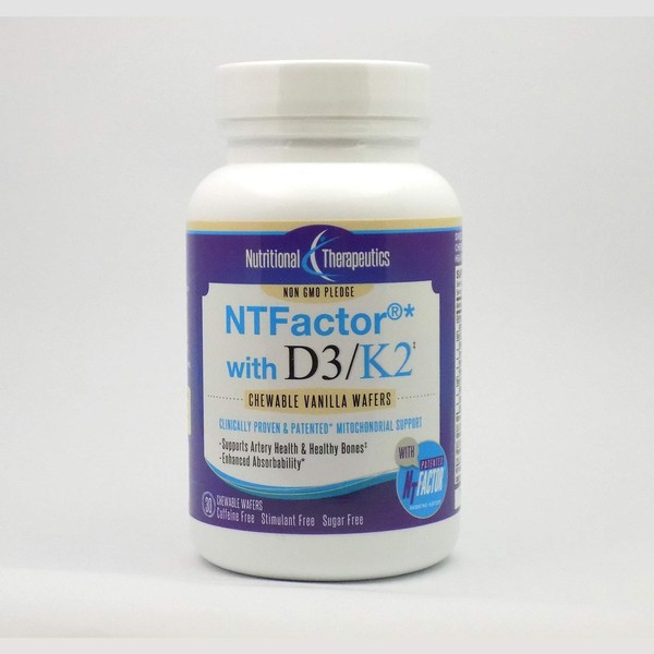 Nutritional Therapeutics D3/K2 with NT Factor, Vanilla, 30 Wafers