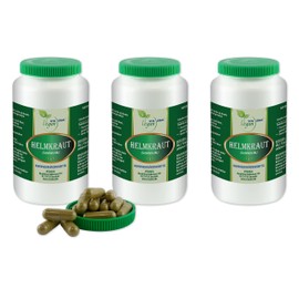 VITA IDEAL Vegan® Helmkraut 3 x 360 Capsules - Scutellaria Hb. - Daily Serving 700 mg Helmet Herb Pure Powder Natural, Vegetable and No Additives, Original from Vitadeal.