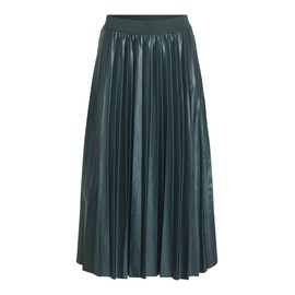 Vila Female Midi Skirt, Pleated, Ponderosa pine