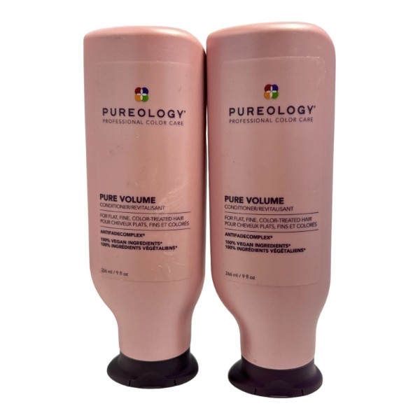 2X Pureology Pure Volume Conditioner For Flat, Fine, Colour-Treated Hair