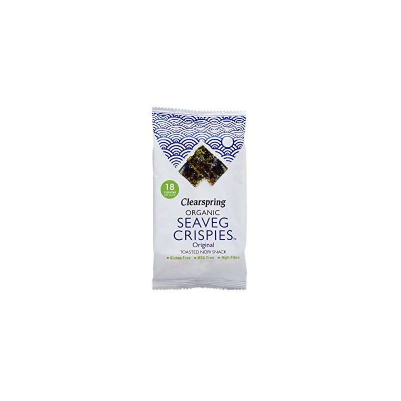 Clearspring Organic Seaveg Crispies Original 4g (Pack of 16)