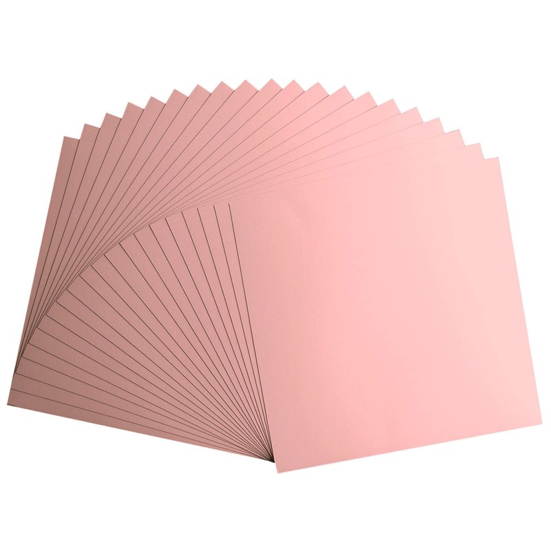 Vaessen Creative Florence Cardstock Paper Pink 216gsm Square 12" x