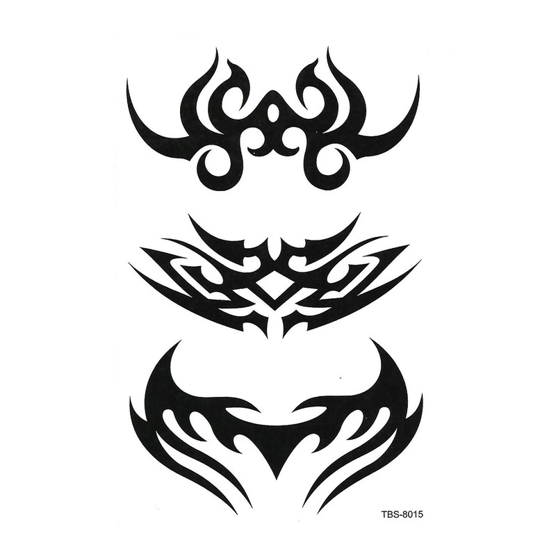 12 Autocollants De Tatouage Temporary Demi-bras Pour Hommes Et Femmes