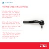 TRW Left Outer Tie Rod End for Lexus LS430 2001