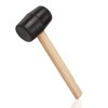 Black Large Rubber Mallet 16oz Heavy Duty Rubber Hammer Mallet