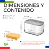 SC ACCESORIOS Dispensador De Jabón para Platos 2 En 1