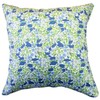 DDintex Floret LONDON Cushion Cover Poppy & Daisy Green 45x45cm
