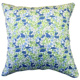 DDintex Floret LONDON Cushion Cover Poppy & Daisy Green 45x45cm [With Liberty Print]