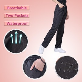 Pet Grooming Pants Lightweight Groomer Trousers for Pet Groomers Waterproof Cosmetologist Uniforms (3X-Large)