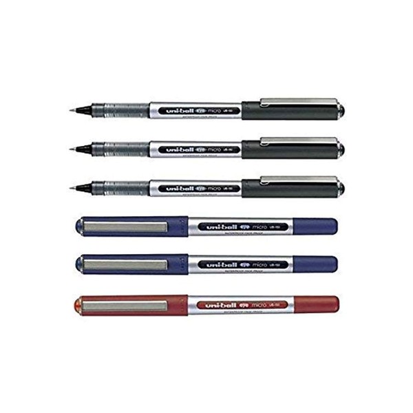 Uni-Ball UB-150 Eye Micro Liquid Ink Rollerball Pens Mixed Pack