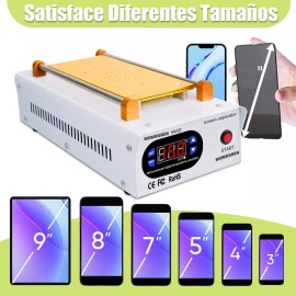 DayPlus 9 In Pantalla Lcd Separador De Con Succión Tapete Silicon