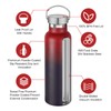 Neihepal 20 oz Insulated Water Bottles Bulk 8 Pack,Stainless Steel